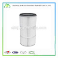 Self cleaning cartridge dust collector air filter dust